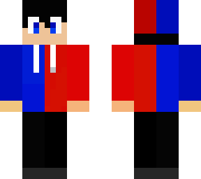 red and blue