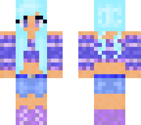 blue pastel girl