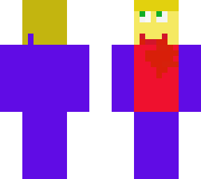 blue red happy guy