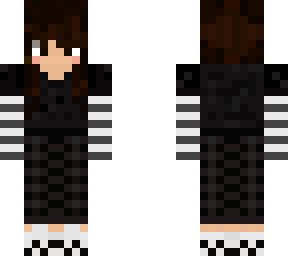e-girl with bangs