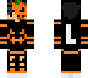 el hombre de naranja