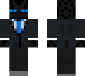 enderman in a suit (blue)