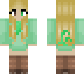 green chocobo onsie - blonde - feathery tail