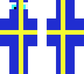 living swedish flag