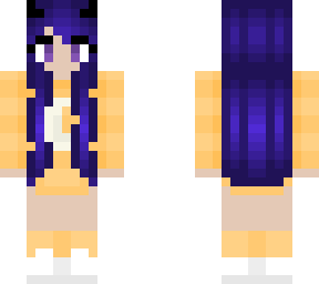 once in a yellow moon - dark purple hair - pastel