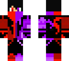 purple and red ninja