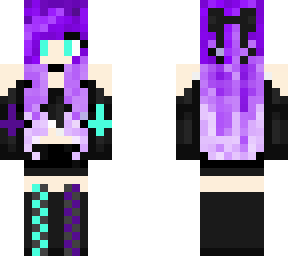 Purple goth | Minecraft Skin