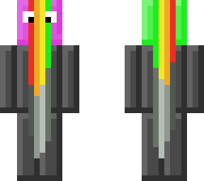 rainbow head