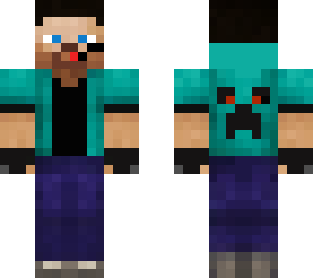 steve w/ hood on+headphones(update)