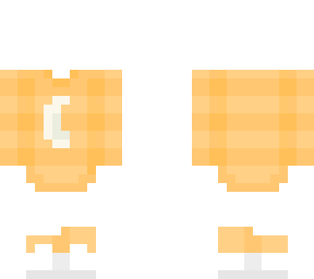 sweater and socks - moon - pastel orange - ob