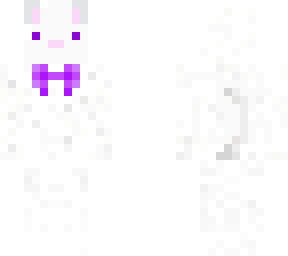 white kitty with purple bow and purple eyes!!!