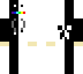 black and white creeper hoodie skin