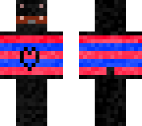 black bear in sweater with heart and sunglasses