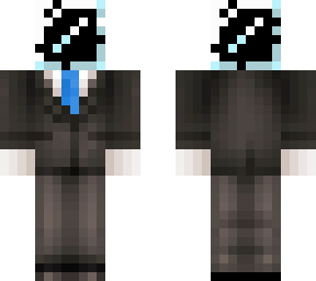 black face glass tuxedo