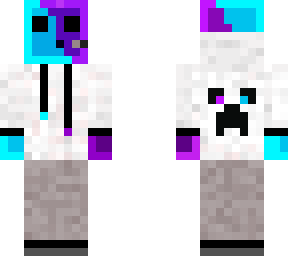 blue and purple slime