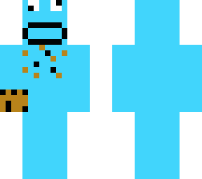 cookie monster eating a cookie
