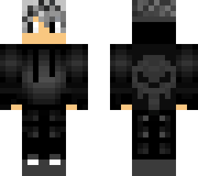 dark skull hoodie