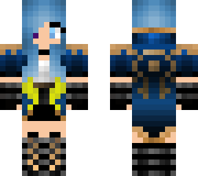 female lightning fire warrior edit
