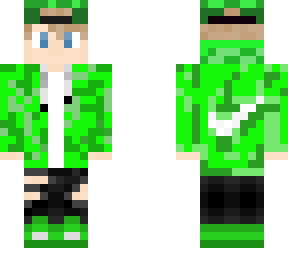 green nike stripe guy rebuilt