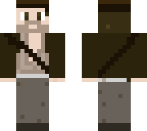 indiana jones (with a hat)