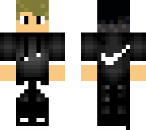 nike guy white black