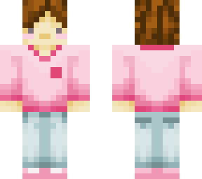 pink sweater
