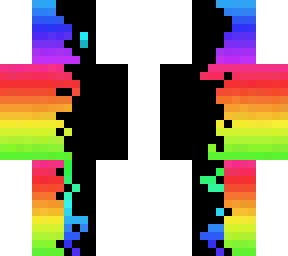 rainbow + black side