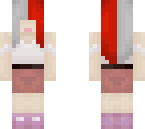 red and silver girl