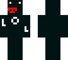 black lol pig