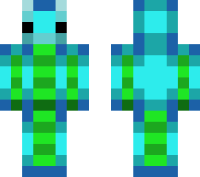 blue 8-bit dragon