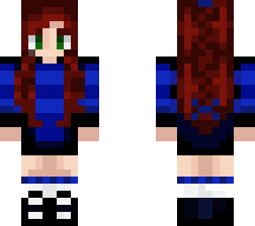 blue girl