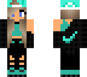 blue nike girl 2