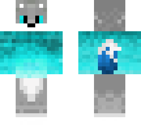 blue sweet wolf skin