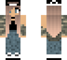 camo girl edited the jeans and top