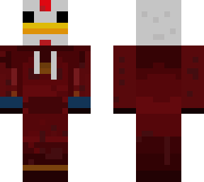 chiken in red
