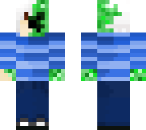 creeper infected human boy
