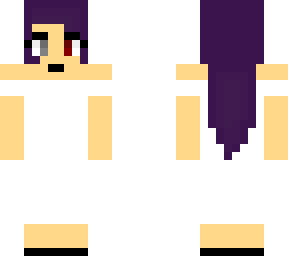 demon wolf with purple hair prom dress