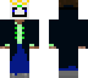 masked trench coat steve (green and black)