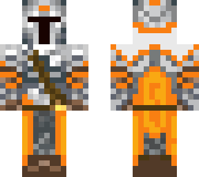 medival knight orange