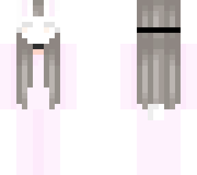 my oc with bunny suit and mask (read desc)
