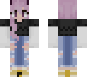 pinky purple horns