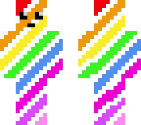 rainbow person