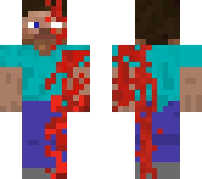 steve transforming into herobrinne