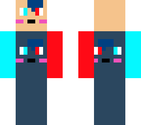 blue and red