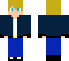 blue jacket boy