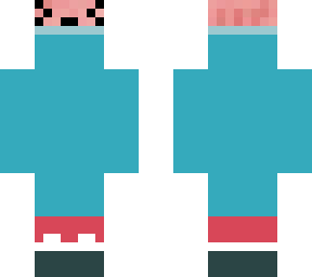 christmas - cute pig in large christmas sweater