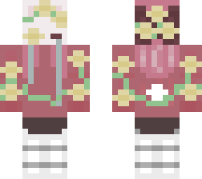 flower bunny mask