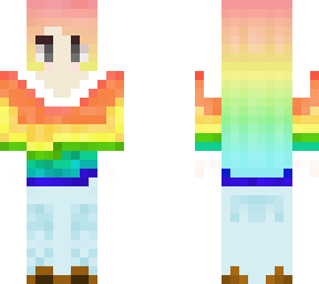 rainbow ugly christmas sweater
