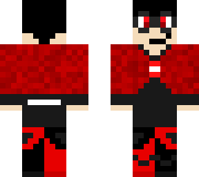 red and black skin