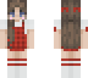 red plaid girl